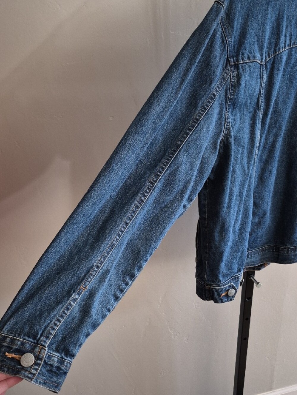 SONOMA Classic Boxy Jean Jacket in Medium Blue Denim Size XL - Picture 4 of 11
